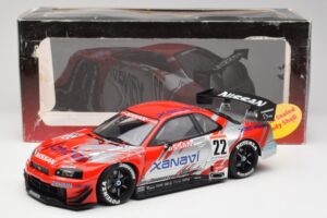 Nissan Skyline GT-R #22 M. Krumm / S. Motoyama Xanavi Nismo JGTC 2002 AUTOart 1:18 80277 Kov – obrázek 6 z 6