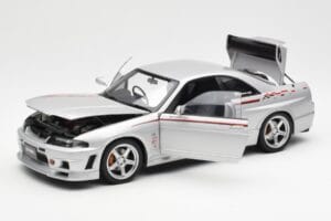 Nissan Skyline GT-R R33 R-Tune Stříbrný AUTOart 1:18 77326 Kov – obrázek 2 z 8
