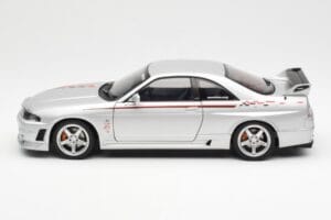Nissan Skyline GT-R R33 R-Tune Stříbrný AUTOart 1:18 77326 Kov – obrázek 4 z 8