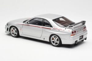 Nissan Skyline GT-R R33 R-Tune Stříbrný AUTOart 1:18 77326 Kov – obrázek 7 z 8