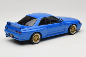 Nissan Skyline GT-R R32 V-Spec II Tuned Modrý AUTOart 1:18 77415 Kov – obrázek 3 z 8