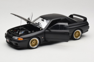 Nissan Skyline GT-R R32 V-Spec II Tuned Version Matt Black AUTOart 1:18 77418 Kov – obrázek 2 z 8