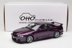 Nissan Skyline GT-R R33 V-Spec Midnight Purple Otto 1:18 OT1138 Pryskyřice – obrázek 6 z 6