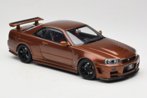 Nissan Skyline GT-R R34 Customized Metallic Bronze MotorHelix 1:18 M83414 Kov – obrázek 6 z 8