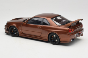 Nissan Skyline GT-R R34 Customized Metallic Bronze MotorHelix 1:18 M83414 Kov – obrázek 7 z 8