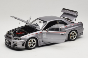 Nissan Skyline GT-R R34 Nismo S-Tune Stříbrný AUTOart 1:18 77358 Kov – obrázek 2 z 8