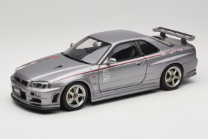 Nissan Skyline GT-R R34 Nismo S-Tune Stříbrný AUTOart 1:18 77358 Kov