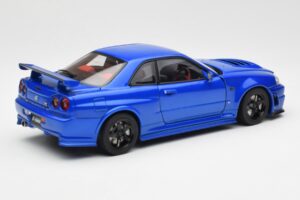 Nissan Skyline GT-R R34 NISMO Z-Tune Bayside Modrý AUTOart 1:18 77354 Kompozit – obrázek 3 z 8