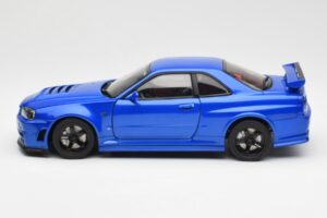 Nissan Skyline GT-R R34 NISMO Z-Tune Bayside Modrý AUTOart 1:18 77354 Kompozit – obrázek 4 z 8
