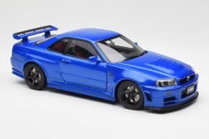 Nissan Skyline GT-R R34 NISMO Z-Tune Bayside Modrý AUTOart 1:18 77354 Kompozit – obrázek 6 z 8