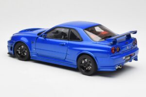 Nissan Skyline GT-R R34 NISMO Z-Tune Bayside Modrý AUTOart 1:18 77354 Kompozit – obrázek 7 z 8