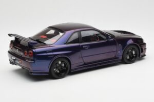 Nissan Skyline GT-R R34 NISMO Z-Tune Midnight Fialový III AUTOart 1:18 77464 Kompozit – obrázek 3 z 8