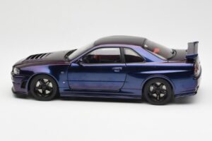 Nissan Skyline GT-R R34 NISMO Z-Tune Midnight Fialový III AUTOart 1:18 77464 Kompozit – obrázek 4 z 8