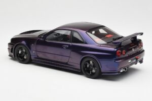 Nissan Skyline GT-R R34 NISMO Z-Tune Midnight Fialový III AUTOart 1:18 77464 Kompozit – obrázek 7 z 8