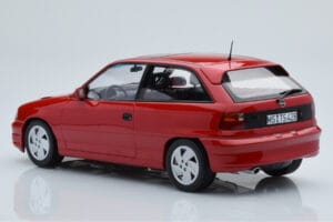 Opel Astra F GSi Červený Norev 1:18 183672 Kov – obrázek 5 z 6
