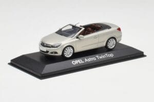 Opel Astra H Twin Top Stříbrný Minichamps 1:43 403045633 Kov – obrázek 2 z 4