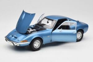 Opel GT Modrý Minichamps 1:18 180049020 Kov – obrázek 2 z 8
