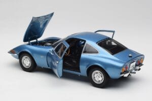 Opel GT Modrý Minichamps 1:18 180049020 Kov – obrázek 5 z 8