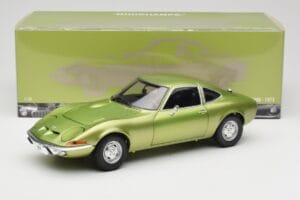 Opel GT Green Metallic Minichamps 1:18 180049029 Kov – obrázek 8 z 8