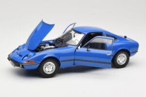 Opel GT/J Modrý Minichamps 1:18 180049023 Kov – obrázek 2 z 8