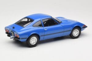 Opel GT/J Modrý Minichamps 1:18 180049023 Kov – obrázek 3 z 8