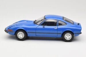 Opel GT/J Modrý Minichamps 1:18 180049023 Kov – obrázek 4 z 8