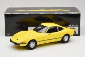 Opel GT/J Žlutý Minichamps 1:18 180049021 Kov – obrázek 8 z 8
