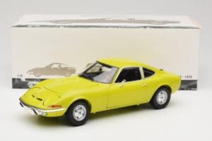 Opel GT Žlutý Minichamps 1:18 180049032 Kov – obrázek 8 z 8