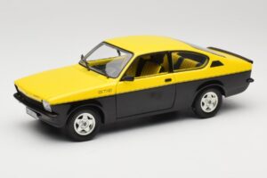 Opel Kadett C GT/E Žlutý & Černý Minichamps 1:18 180045521 Kov