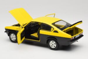 Opel Kadett C GT/E Žlutý & Černý Minichamps 1:18 180045521 Kov – obrázek 5 z 8