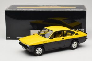 Opel Kadett C GT/E Žlutý & Černý Minichamps 1:18 180045521 Kov – obrázek 8 z 8