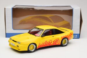 Opel Manta B Mattig Žlutý s Plamenem MCG 1:18 MCG18115 Kov – obrázek 6 z 6