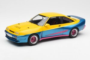 Opel Manta Žlutý Modrý BoS Models 1:18 BOS279 Kov