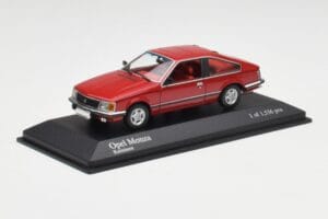 Opel Monza A Červený Minichamps 1:43 400045121 Kov – obrázek 2 z 4