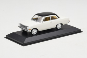Opel Rekord A Bílý Černá Střecha Minichamps 1:43 430041002 Kov – obrázek 2 z 4