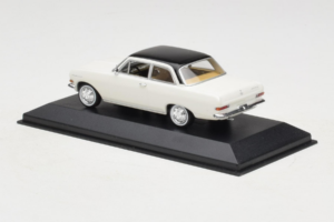 Opel Rekord A Bílý Černá Střecha Minichamps 1:43 430041002 Kov – obrázek 3 z 4