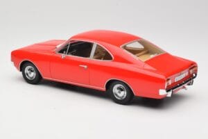 Opel Rekord C Coupe Červený Minichamps 1:18 107047020 Pryskyřice – obrázek 5 z 6
