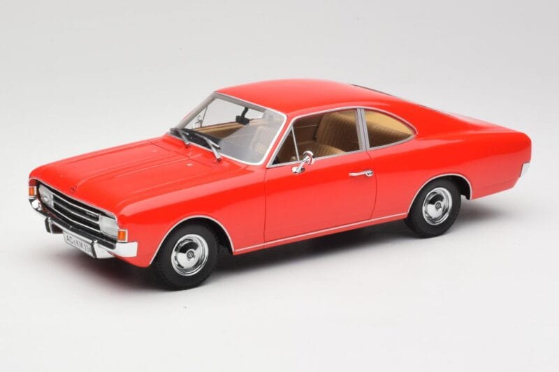 Opel Rekord C Coupe Červený Minichamps 1:18 107047020 Pryskyřice