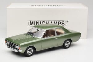 Opel Rekord C Green Metallic Minichamps 1:18 107047000 Pryskyřice – obrázek 6 z 6
