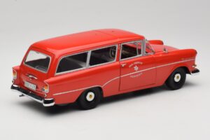 Opel Rekord P1 Caravan Feuerwehr Neuenkirchen Minichamps 1:18 180043291 Kov – obrázek 3 z 8