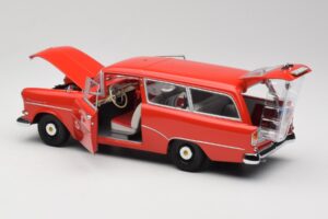Opel Rekord P1 Caravan Feuerwehr Neuenkirchen Minichamps 1:18 180043291 Kov – obrázek 5 z 8