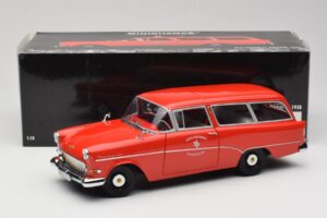 Opel Rekord P1 Caravan Feuerwehr Neuenkirchen Minichamps 1:18 180043291 Kov – obrázek 8 z 8