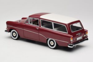 Opel Rekord P1 Caravan Červený Minichamps 1:18 180043211 Kov – obrázek 7 z 8