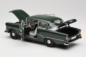 Opel Rekord P1 Polizei Minichamps 1:18 180043290 Kov – obrázek 5 z 8
