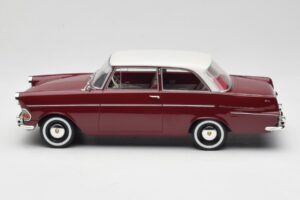 Opel Rekord P2 Tmavě Červený & Bílý BoS Models 1:18 BOS415 Pryskyřice – obrázek 3 z 6