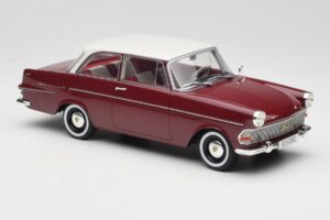 Opel Rekord P2 Tmavě Červený & Bílý BoS Models 1:18 BOS415 Pryskyřice – obrázek 4 z 6