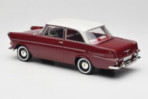 Opel Rekord P2 Tmavě Červený & Bílý BoS Models 1:18 BOS415 Pryskyřice – obrázek 5 z 6