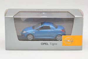 Opel Tigra Twin Top Modrý Minichamps 1:43 919084 Kov – obrázek 4 z 4