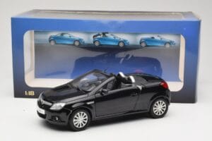 Opel Tigra TwinTop B Černý Norev 1:18 183600 Kov – obrázek 8 z 8