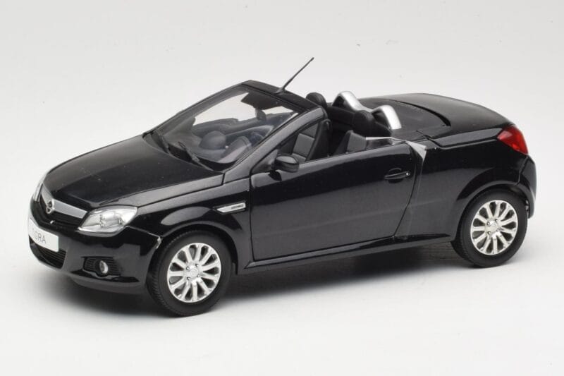 Opel Tigra TwinTop B Černý Norev 1:18 183600 Kov